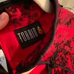 Torrid Red Asian dress XXL